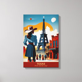 Texas Travel: Es ist wie ein ganzes anderes Land Leinwanddruck