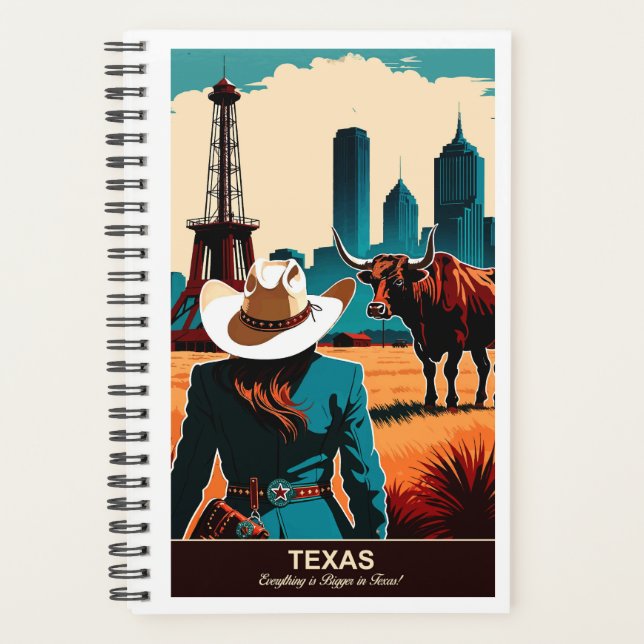 Texas Travel: In Texas ist alles größer Planer (Vorderseite)