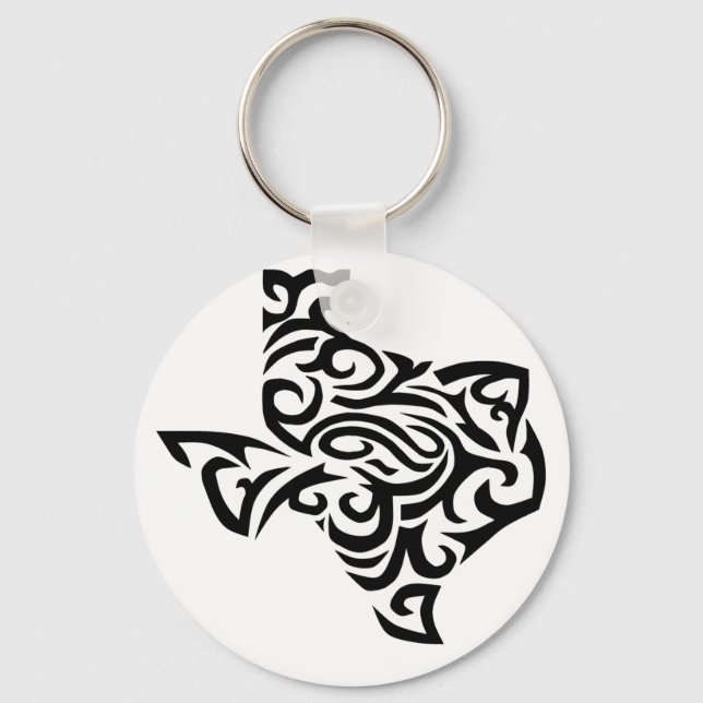 Texas Tribal Art Schlüsselanhänger (Vorderseite)