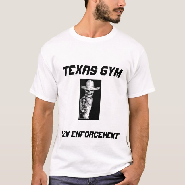 TEXAS-TURNHALLEN-GESETZESVOLLSTRECKUNG GEHEN VORAN T-Shirt (Vorderseite)