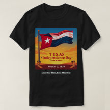 Texas Unabhängigkeitstag 2. März 1836 Flagge