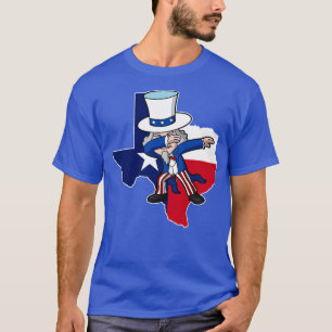 Texas Uncle Sam Texan 4. Juli USA Patriotic T-Shirt