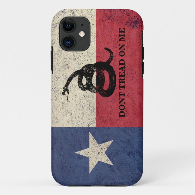 Texas- und Gadsden-Flagge Case-Mate iPhone Hülle (Rückseite)