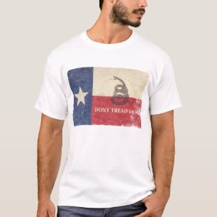 Texas- und Gadsden-Flagge T-Shirt