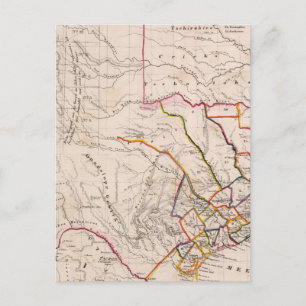 Texas und Oklahoma Postkarte