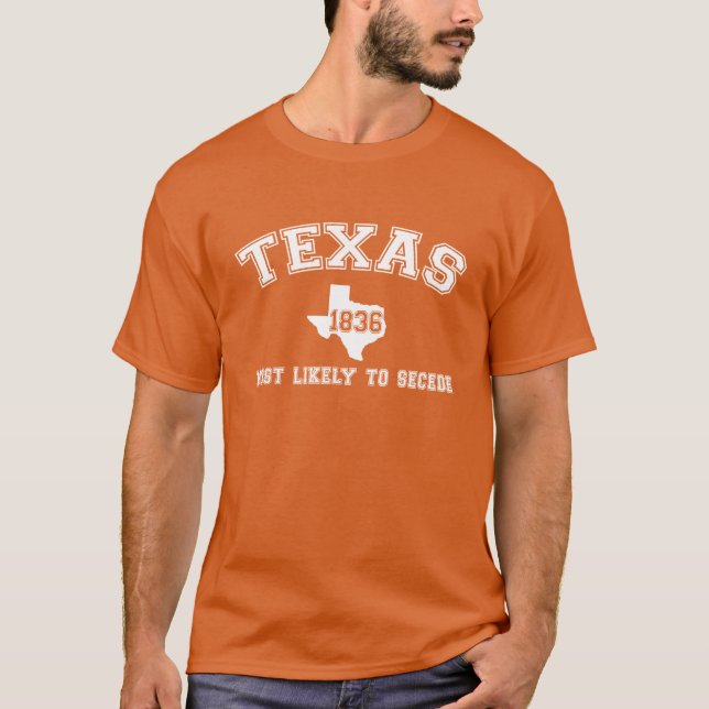 Texas Uni Print T-Shirt (Vorderseite)
