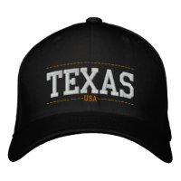 Texas USA bestickt Zip Hats