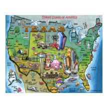 Texas USA Map