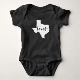Texas USA Staat Map Baby Strampler