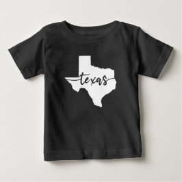 Texas USA Staat Map Baby T-shirt