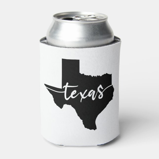 Texas USA Staat Map Dosenkühler (Kanne Vorderseite)