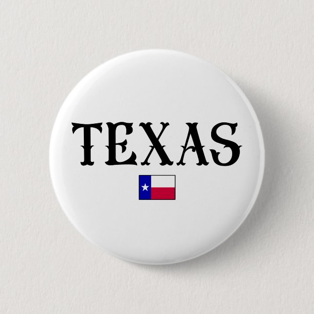 Texas USA Staat Map Flag Button (Vorderseite)