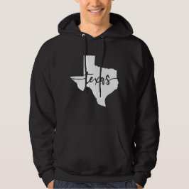 Texas USA Staat Map Hoodie