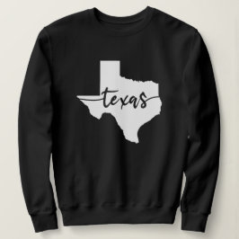 Texas USA Staat Map Sweatshirt