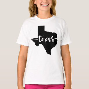 Texas USA Staat Map T-Shirt