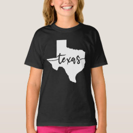 Texas USA Staat Map T-Shirt