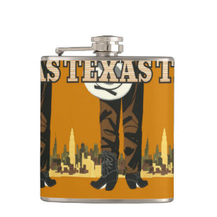 Texas USA Vintage Travel Flask Flachmann