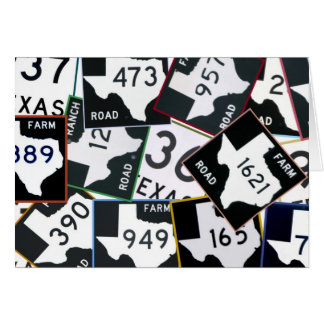 Texas-Verkehrsschilder