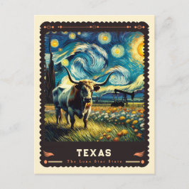 Texas | Vincent Van Gogh Inspiriert Postkarte