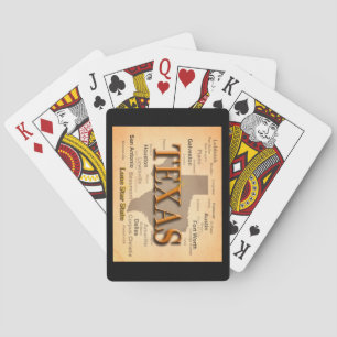 Texas Vintage Karte Spielkarten