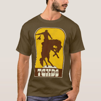 Texas Vintager Western Cowboy Rodeo Reise Souvenir T-Shirt