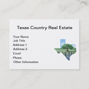 Texas-Visitenkarte Visitenkarte