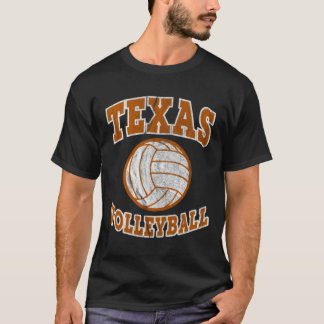 Texas Volleyball Vintage abgenutzt T-Shirt