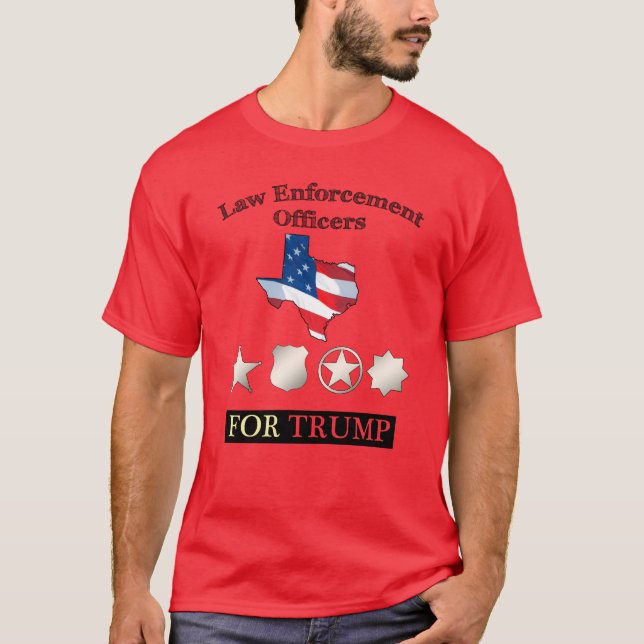Texas-Vollzugsbeauftragte für Trump T-Shirt (Vorderseite)