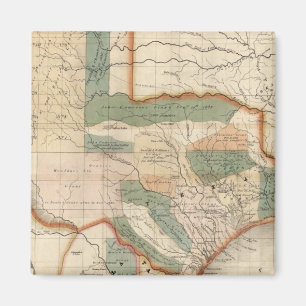 Texas, von David H Burr Magnet