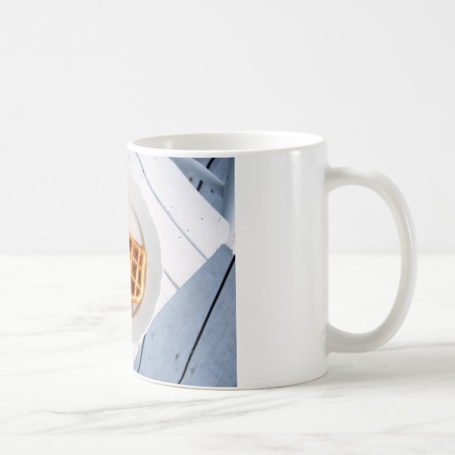 Texas-Waffel-Tasse Kaffeetasse (Rechts)