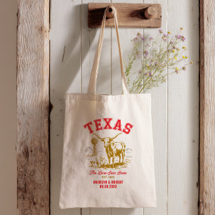Texas Wedding Welcome Bag, Staat Liebe Tragetasche