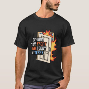 Texas Wetter Sommerwärme Design für Stolz Texaner T-Shirt
