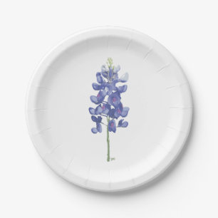 Texas Wild Blume Bluebonnet Pappteller
