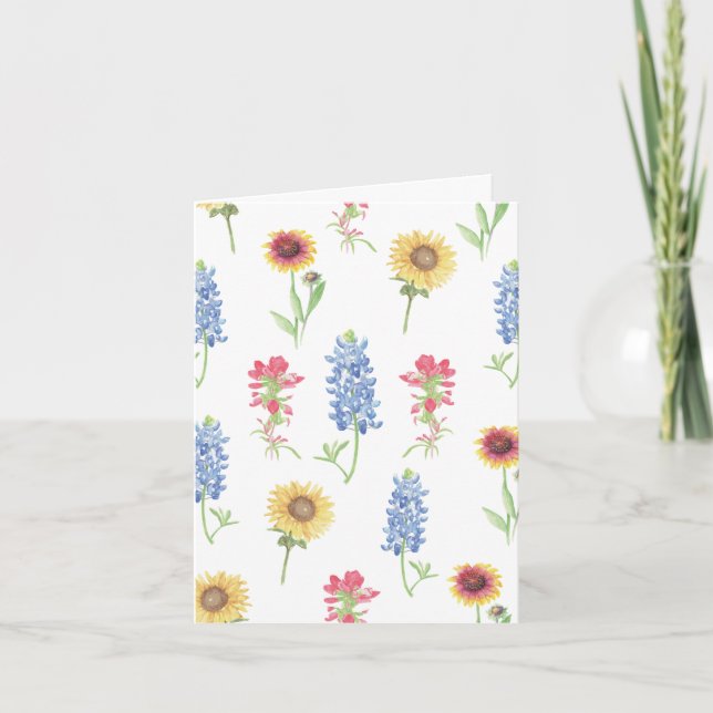 Texas-Wildblume-Muster (Vorderseite)