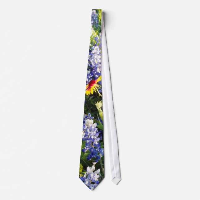 Texas-Wildblumen-Krawatte Krawatte (Vorderseite)