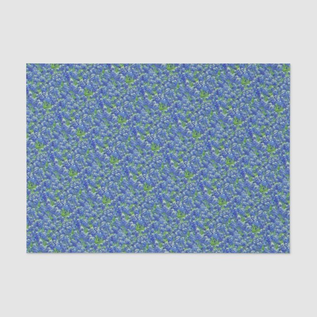 Texas Wildblumen Tissue Paper Seidenpapier (Vorderseite)