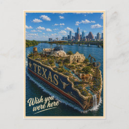 Texas | Wish You Were Here | State Serie Postkarte