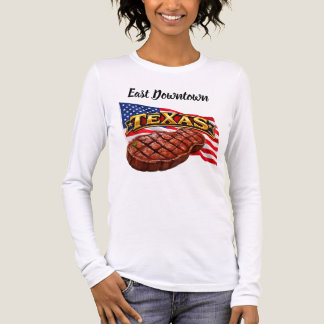 Texas Women's Bella+Canvas Langarmshirt Tri-Blend Shirt