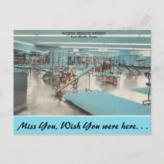 Texas, Worth Health Studio, Fort Worth Postkarte