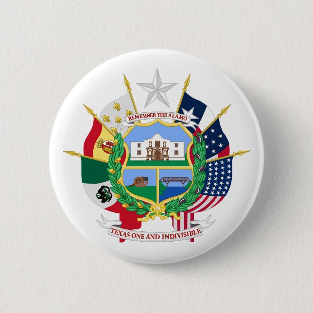Texas-Zeichen Button (Vorderseite)