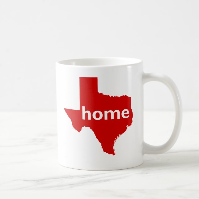 Texas-Zuhause Kaffeetasse (Rechts)