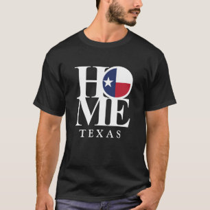 Texas ZUHAUSE Men's Black T-Shirt