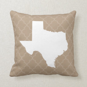 Texas Zuhause Staat Quatrefolienkissen Kissen