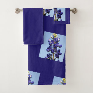 Texasbluebonnet-Bad-Tuch-Set Badhandtuch Set