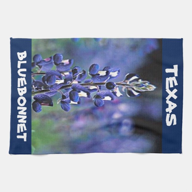 TexasBluebonnet Geschirrtuch (Horizontal)