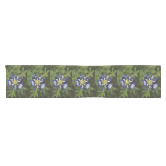 Texasbluebonnet-Tabellen-Läufer Kurzer Tischläufer (Horizontal)