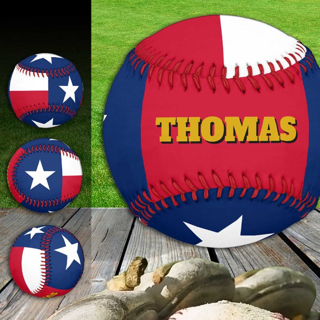 Texasfahne, Texas, Monogram, Baseball-Balls Baseball (Von Creator hochgeladen)