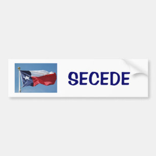 Texasflagge, SECEDE Autoaufkleber
