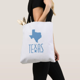 Texasymbole, Staat von Texas, blau Tasche