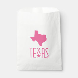 Texasymbole, Staat von Texas, rosa Geschenktütchen